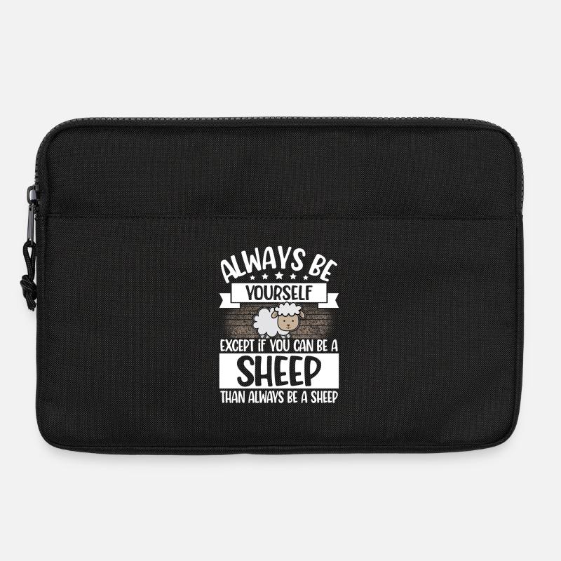 Schaf - Laptoptasche 13" - Schwarz