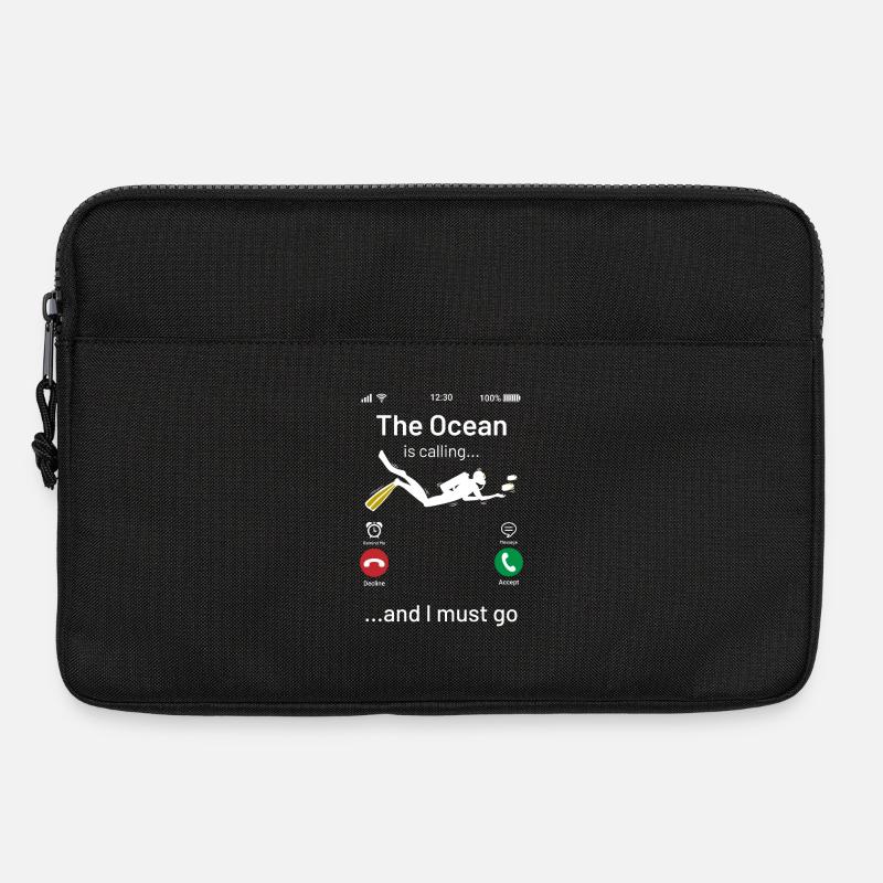 Taucher - Laptoptasche 13" - Schwarz