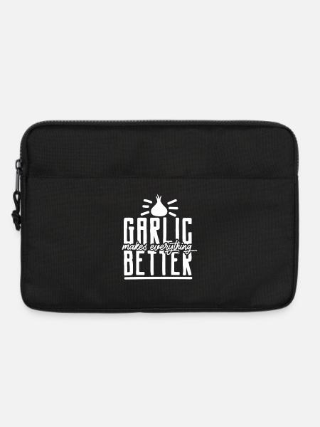 Knoblauch - Laptoptasche 13" - Schwarz