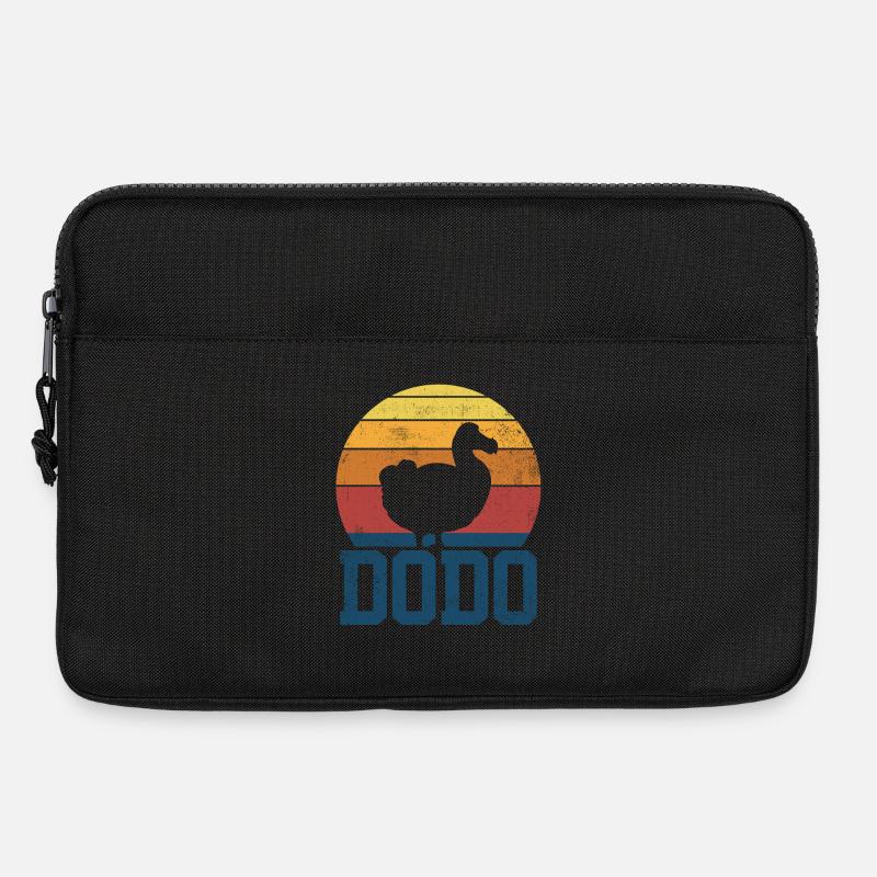 Dodo Vögel Vogelbeobachter Vintage - Laptoptasche 13" - Schwarz