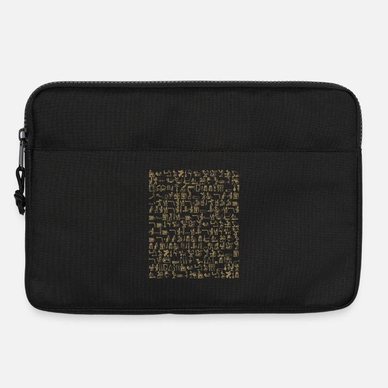 Hieroglyphics - Laptop bag 13" - black