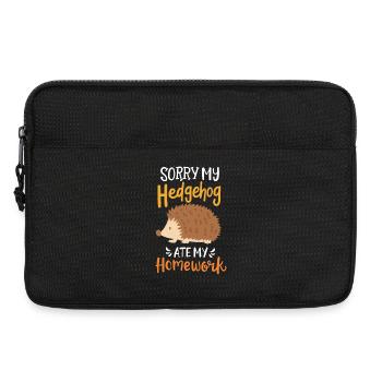 Hedgehog Pupil School - Laptop bag 13" - black - Front