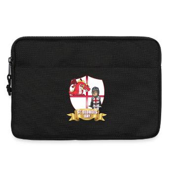 St. Georg Tag Drachenritter - Laptoptasche 13" - Schwarz - Vorne