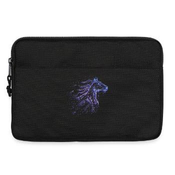 Pferde Gepunktet Pferd Reiten Reiterin Geschenk - Laptoptasche 13" - Schwarz - Vorne