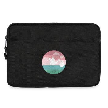 Bébé naissance Grossesse cigogne - Sacoche pour ordinateur portable 13 pouces - noir - Devant