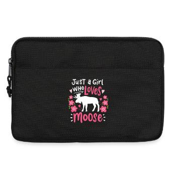Elch Elen Elchliebhaber - Laptoptasche 13" - Schwarz - Vorne