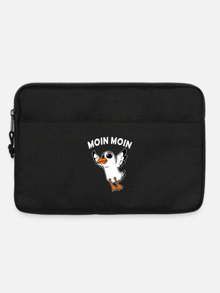 Moin Moin Baby Möwe - Laptoptasche 13" - Schwarz