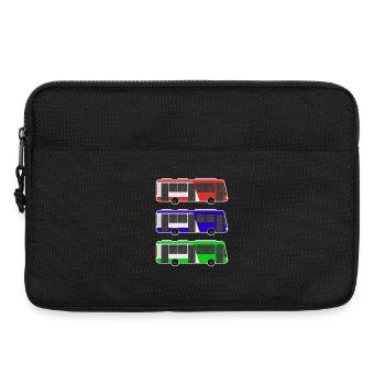 Bus - Laptoptasche 13" - Schwarz - Vorne