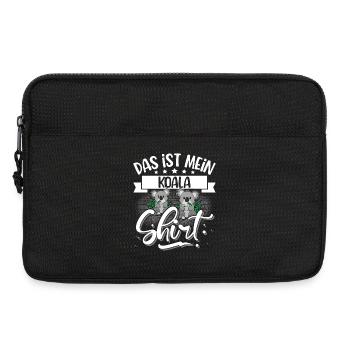 Das Ist Mein Koala Shirt - Laptoptasche 13" - Schwarz - Vorne