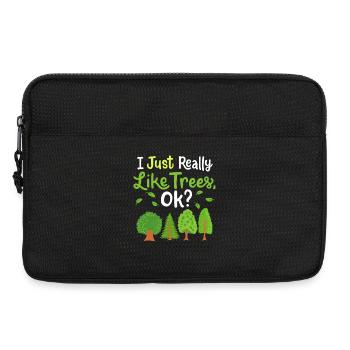 Trees Forest - Laptop bag 13" - black - Front