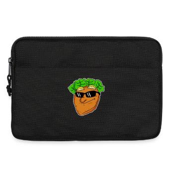 Cool escalopes avec lunettes de soleil - Sacoche pour ordinateur portable 13 pouces - noir - Devant