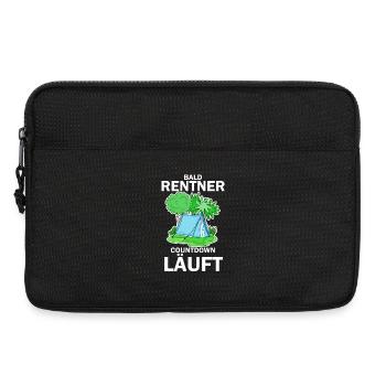 Bald Rentner Countdown läuft - Laptoptasche 13" - Schwarz - Vorne