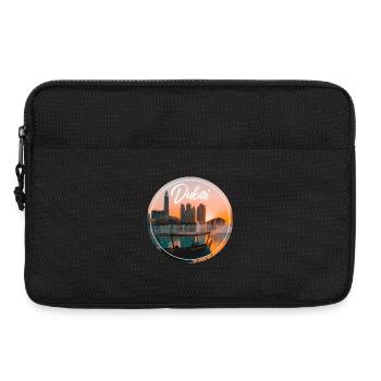 Dubai Sunset Skyline Boat - Laptop bag 13" - black - Front