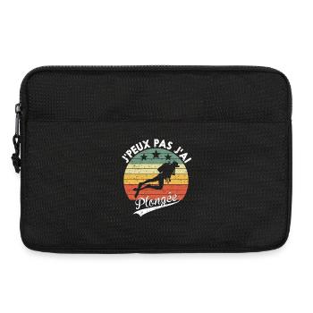 J'Peux Pas J'ai Plongée Cadeau Pour Amateurs - Sacoche pour ordinateur portable 13 pouces - noir - Devant