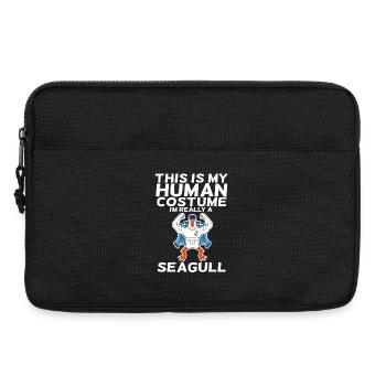 Möwe - Laptoptasche 13" - Schwarz - Vorne