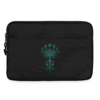 Ygdrassil Moon Phase Lebensbaum Occult Pagan - Laptoptasche 13" - Schwarz - Vorne
