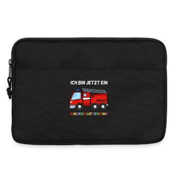 Geschenk für Kindergarten Kleinkinder - Laptoptasche 13" - Schwarz - Vorne