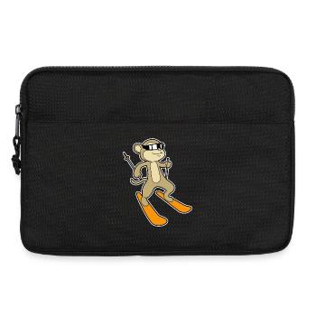 Ski Singe Skieur - Sacoche pour ordinateur portable 13 pouces - noir - Devant