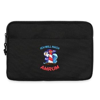 Amrum Nordsee - Laptoptasche 13" - Schwarz - Vorne