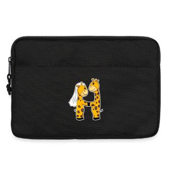 Married giraffes - Laptop bag 13" - black - Front