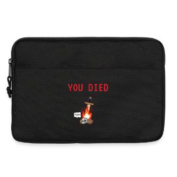 YOU DIED - Sacoche pour ordinateur portable 13 pouces - noir - Devant