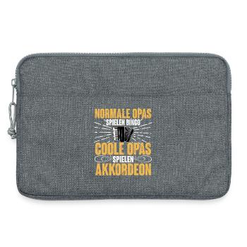 Akkordeon - Laptoptasche 13" - Grau meliert - Vorne