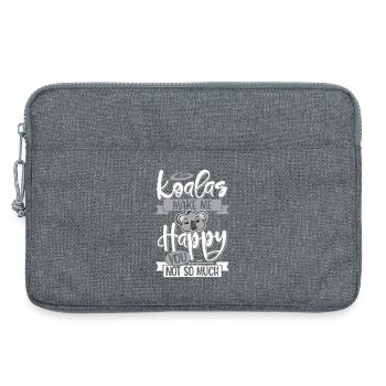 koala - Laptop bag 13" - heather grey - Front