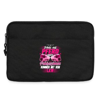 Lkw Fahrerin Berufskraftfahrerin Lastwagenfahrerin - Laptoptasche 13" - Schwarz - Vorne