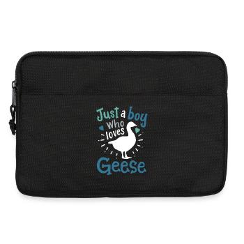 Gänse Gans Gänseliebhaber - Laptoptasche 13" - Schwarz - Vorne