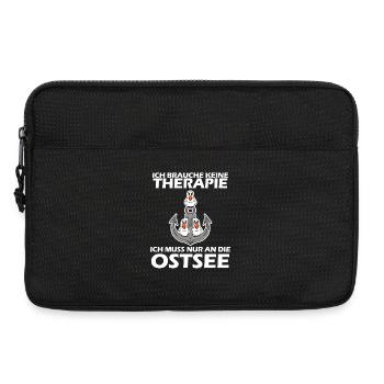 Ostsee Geschenk - Laptoptasche 13" - Schwarz - Vorne
