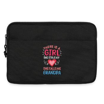 Opa Großvater Vatertag - Laptoptasche 13" - Schwarz - Vorne