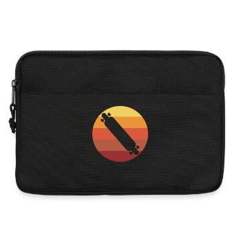 Longboarden Longboard Vintage - Laptoptasche 13" - Schwarz - Vorne