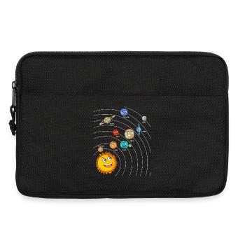 Sonnensystem - Laptoptasche 13" - Schwarz - Vorne