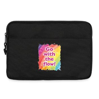 Rainbow flow - Sonja Ariel von Staden - Laptoptasche 13" - Schwarz - Vorne