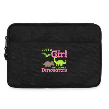 Dinosaurier Dinosaurier-Liebhaber - Laptoptasche 13" - Schwarz - Vorne