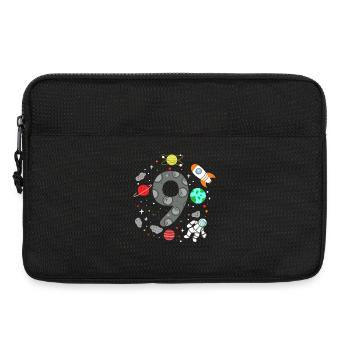9. Geburtstag Weltraum Astronaut - Laptoptasche 13" - Schwarz - Vorne