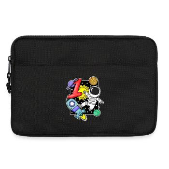 1 years astronaut boy 1st birthday gift - Laptop bag 13" - black - Front