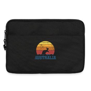 Australien Känguru - Laptoptasche 13" - Schwarz - Vorne