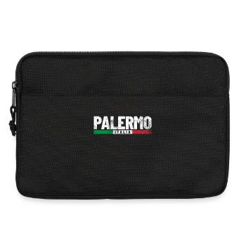 Palermo Italien Flagge - Laptoptasche 13" - Schwarz - Vorne