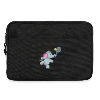 Elephant Tennis Racket - Laptop bag 13" - black - Front