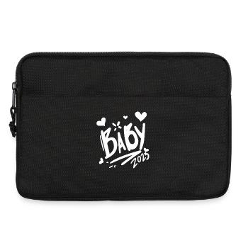 Baby 2023 - Neugeborenes 2023 Baby Geschenk - Laptoptasche 13" - Schwarz - Vorne