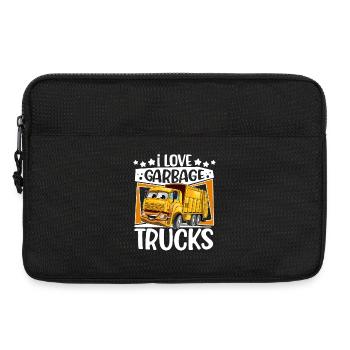 Camions-poubelles De ramassage des ordures - Sacoche pour ordinateur portable 13 pouces - noir - Devant