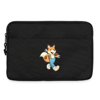 Fuchs Mechaniker Schraubenschlüssel Werkstatt - Laptoptasche 13" - Schwarz - Vorne