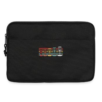 Discgolf Frisbee - Laptoptasche 13" - Schwarz - Vorne
