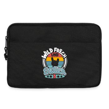 3. Geburtstag Wild Frech Und Endlich 3 - Laptoptasche 13" - Schwarz - Vorne