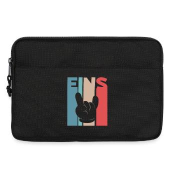 1. Geburtstag Endlich 1 Jetzt Wird Gerockt - Laptoptasche 13" - Schwarz - Vorne