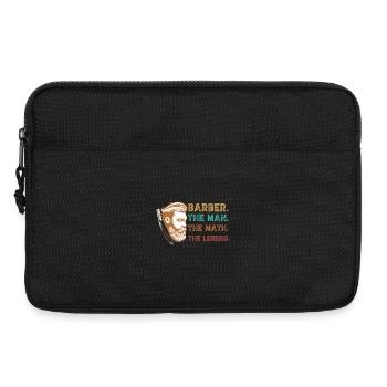 Drôle de barbier Citation Barbier L’homme Le mythe - Sacoche pour ordinateur portable 13 pouces - noir - Devant