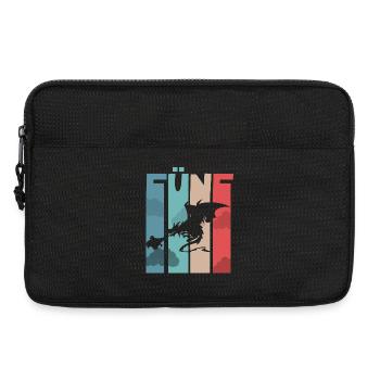 Drache 5. Geburtstag Kinder Drachen - Laptoptasche 13" - Schwarz - Vorne