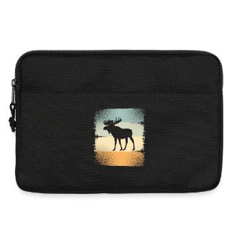 Elch - Laptoptasche 13" - Schwarz - Vorne