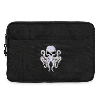 Krake Totenkopf - Laptoptasche 13" - Schwarz - Vorne